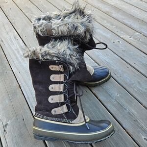 Sorel joan of artic Brown boots size 10